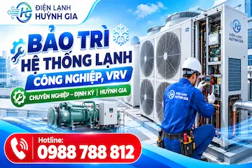 Bảo trì hệ thống lạnh công nghiệp, VRV – Chuyên nghiệp, định kỳ | Huỳnh Gia