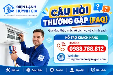 Câu hỏi thường gặp về dịch vụ sửa chữa điện máy tại TP.HCM (FAQ)
